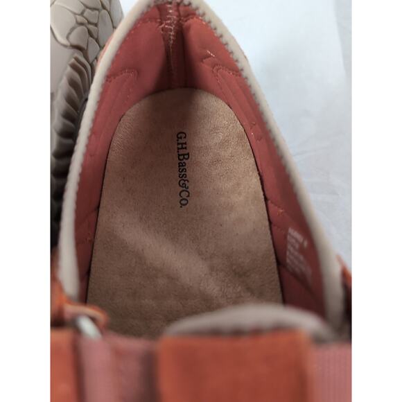 G.H. Bass & Co. Branson Women’s Sport Sandals 10M Orange Suede Mesh Closed... - Picture 10 of 10